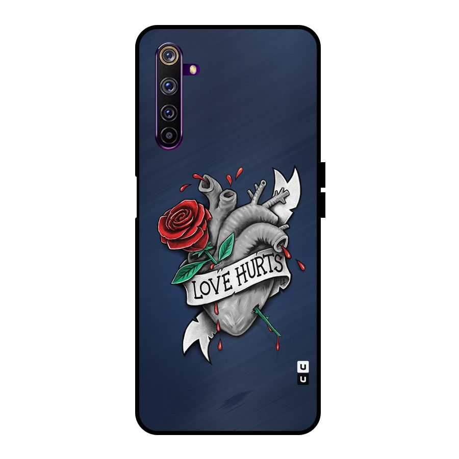 Love Hurts Metal Back Case for Realme 6 Pro