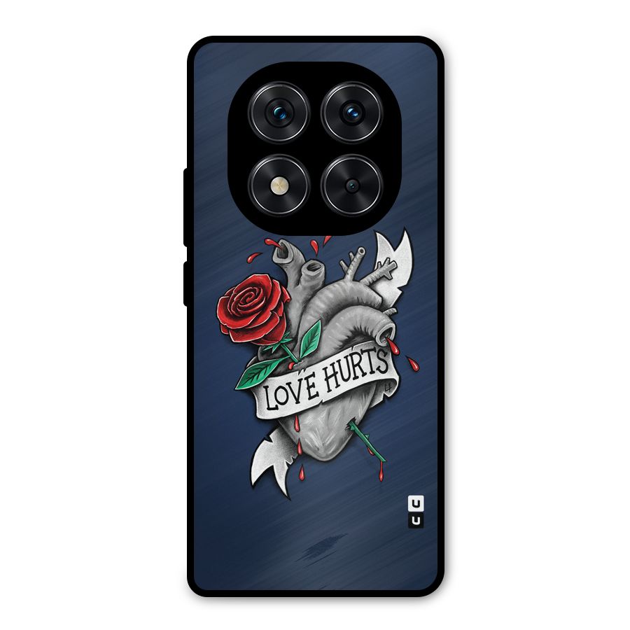 Love Hurts Metal Back Case for Redmi Note 14 Pro 5G