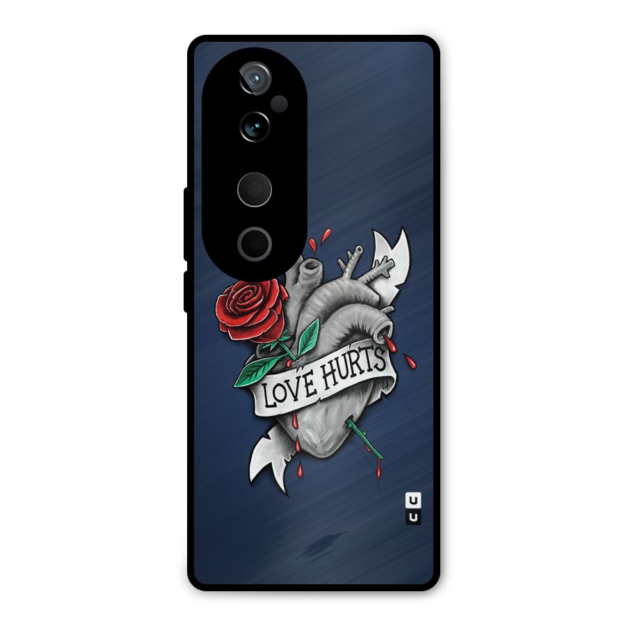 Love Hurts Metal Back Case for Vivo T3 Ultra