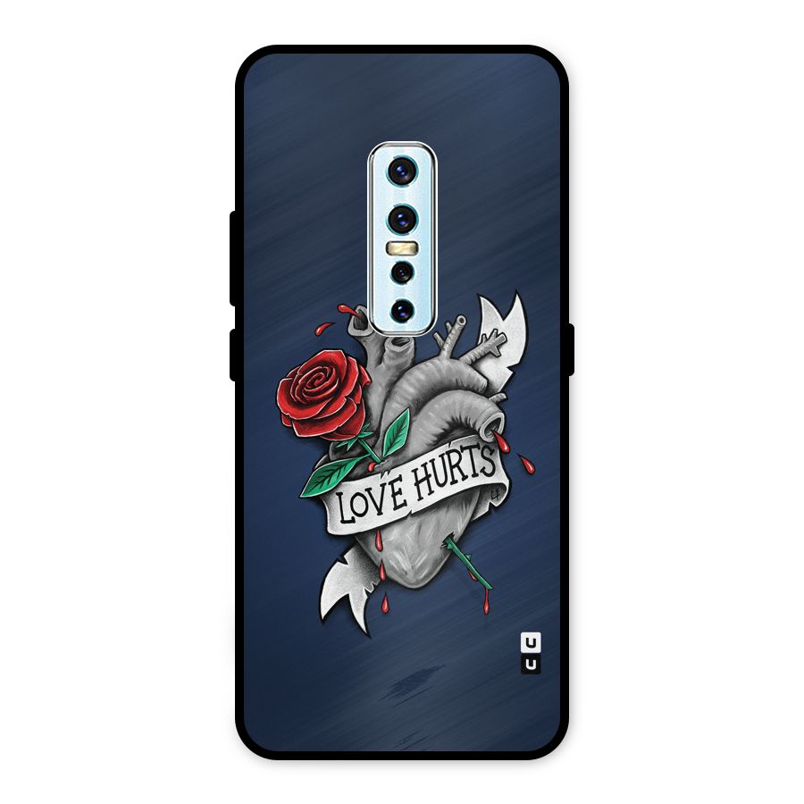 Love Hurts Metal Back Case for Vivo V17 Pro