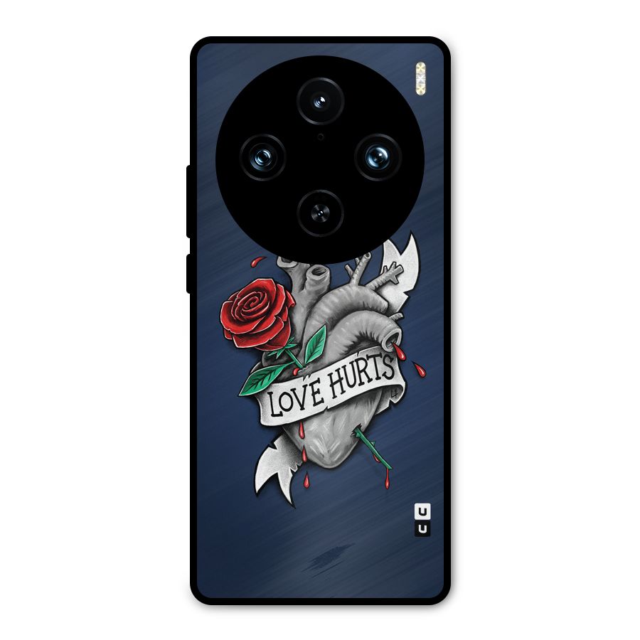 Love Hurts Metal Back Case for Vivo X100 Pro
