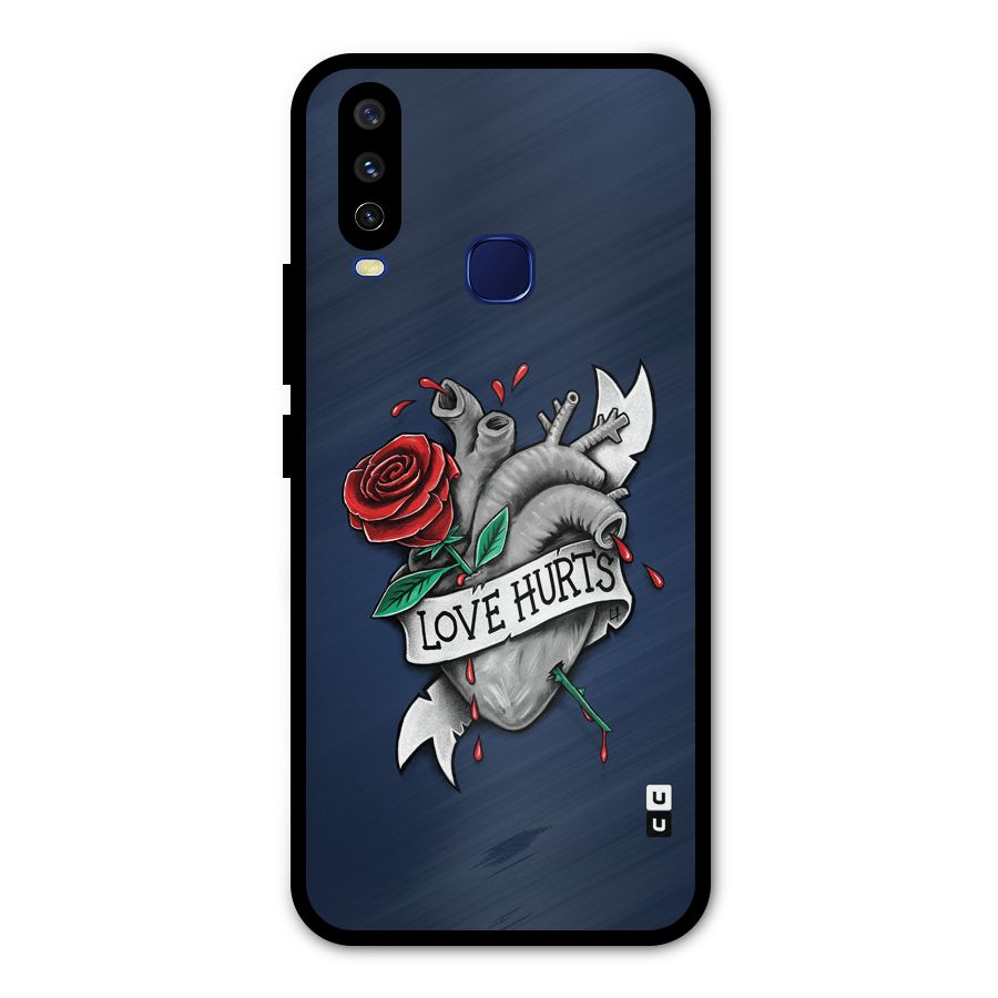 Love Hurts Metal Back Case for Vivo Y12