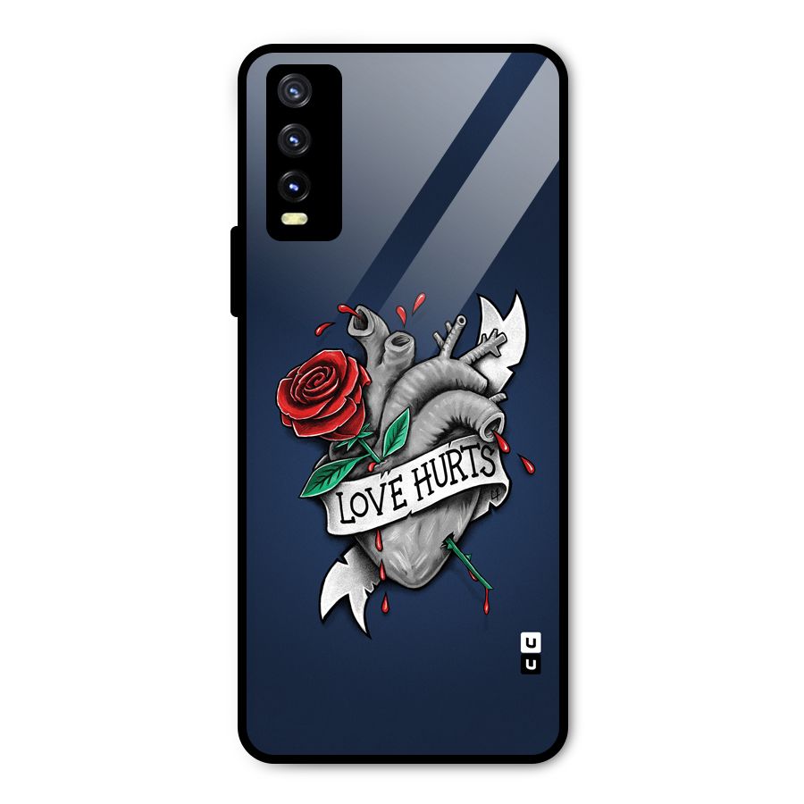 Love Hurts Metal Back Case for Vivo Y20
