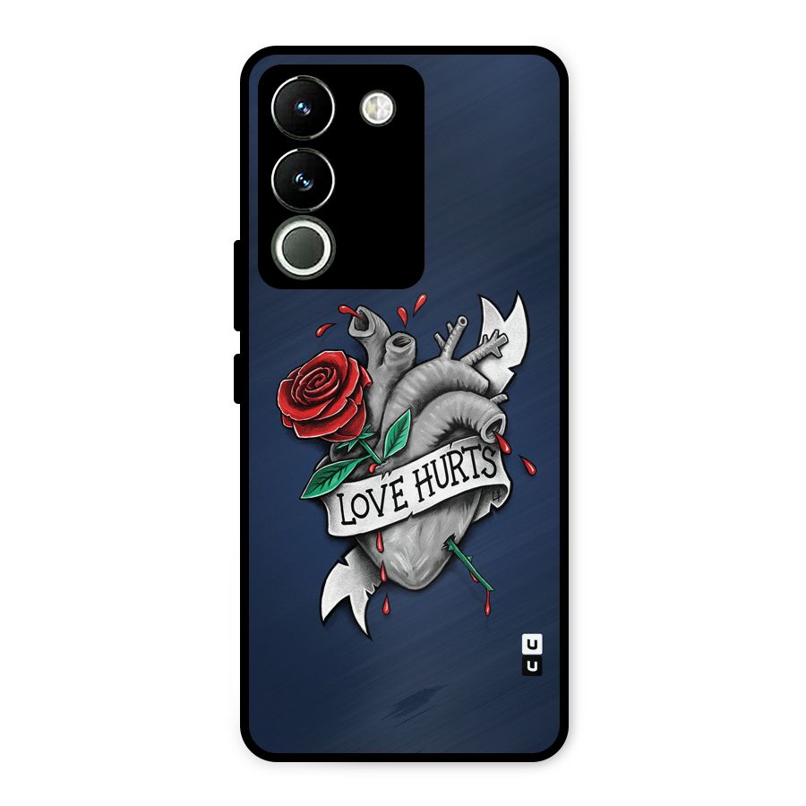 Love Hurts Metal Back Case for Vivo Y200