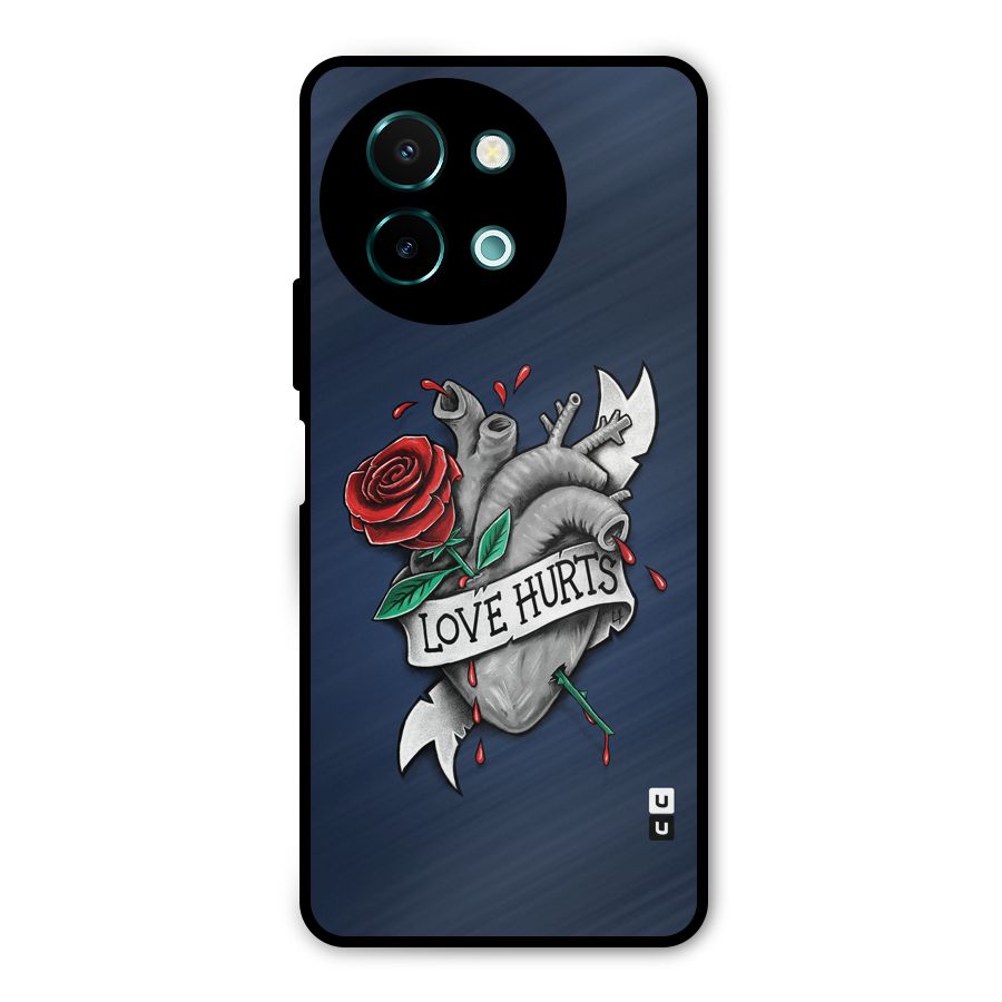 Love Hurts Metal Back Case for Vivo Y58
