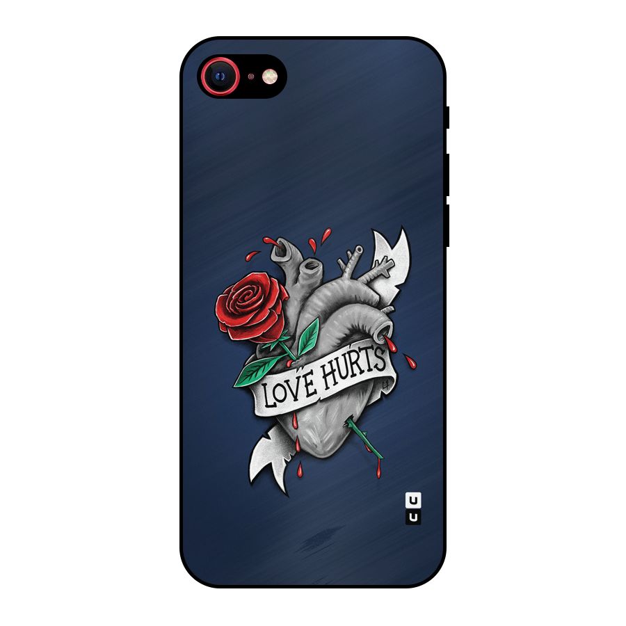 Love Hurts Metal Back Case for iPhone 7