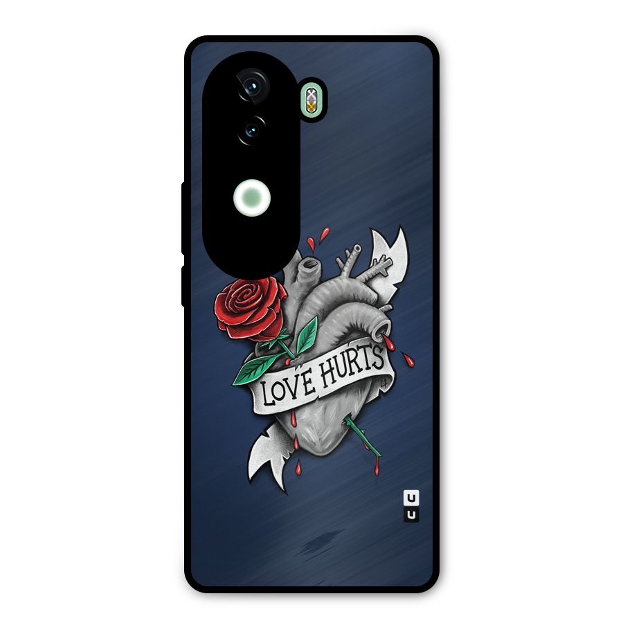 Love Hurts Metal Back Case for iQOO Z9s