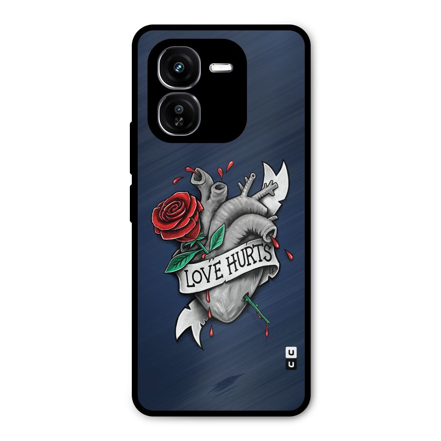 Love Hurts Metal Back Case for iQOO Z9x