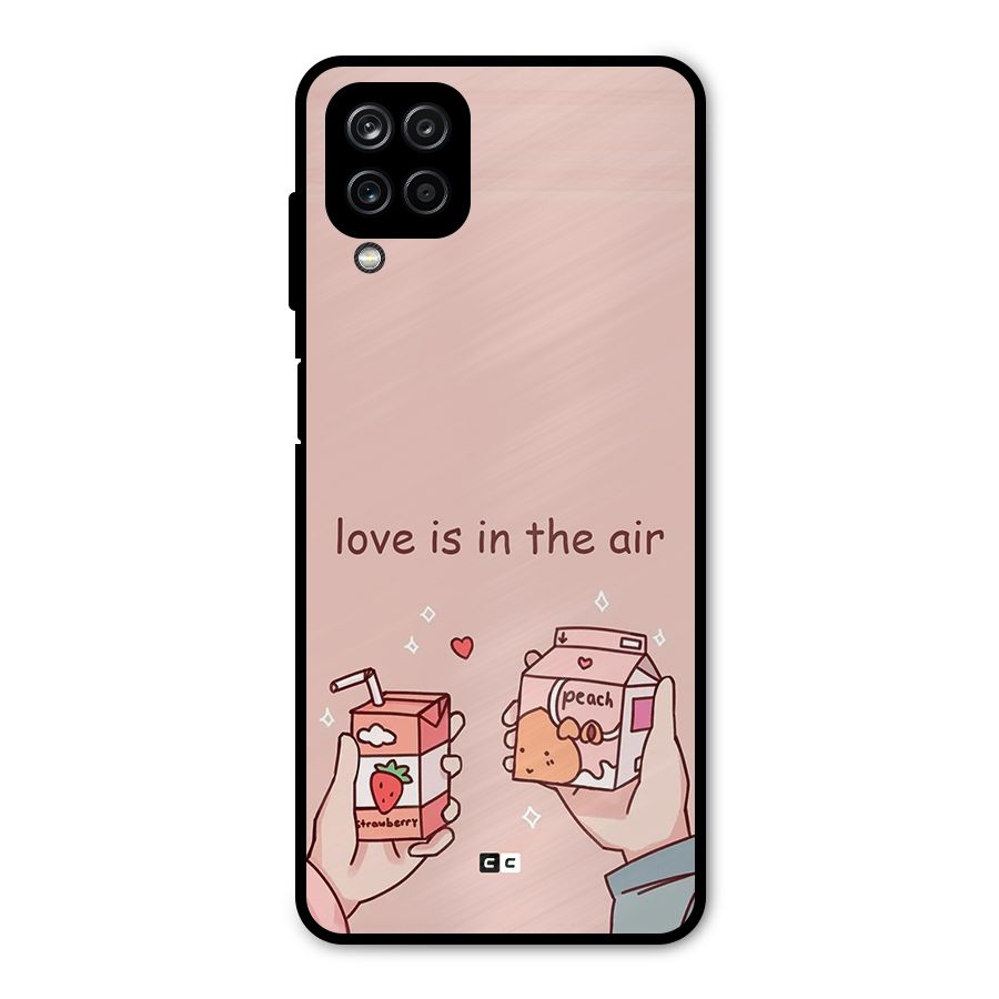 Love In Air Metal Back Case for Galaxy A12