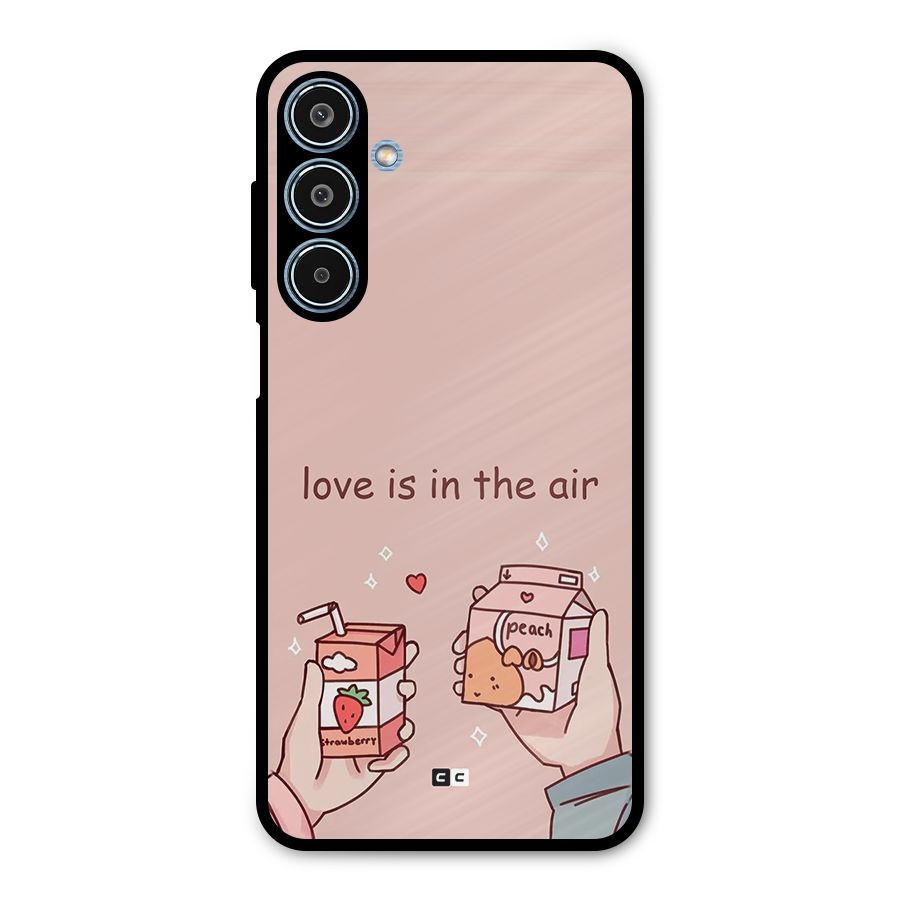 Love In Air Metal Back Case for Galaxy M35