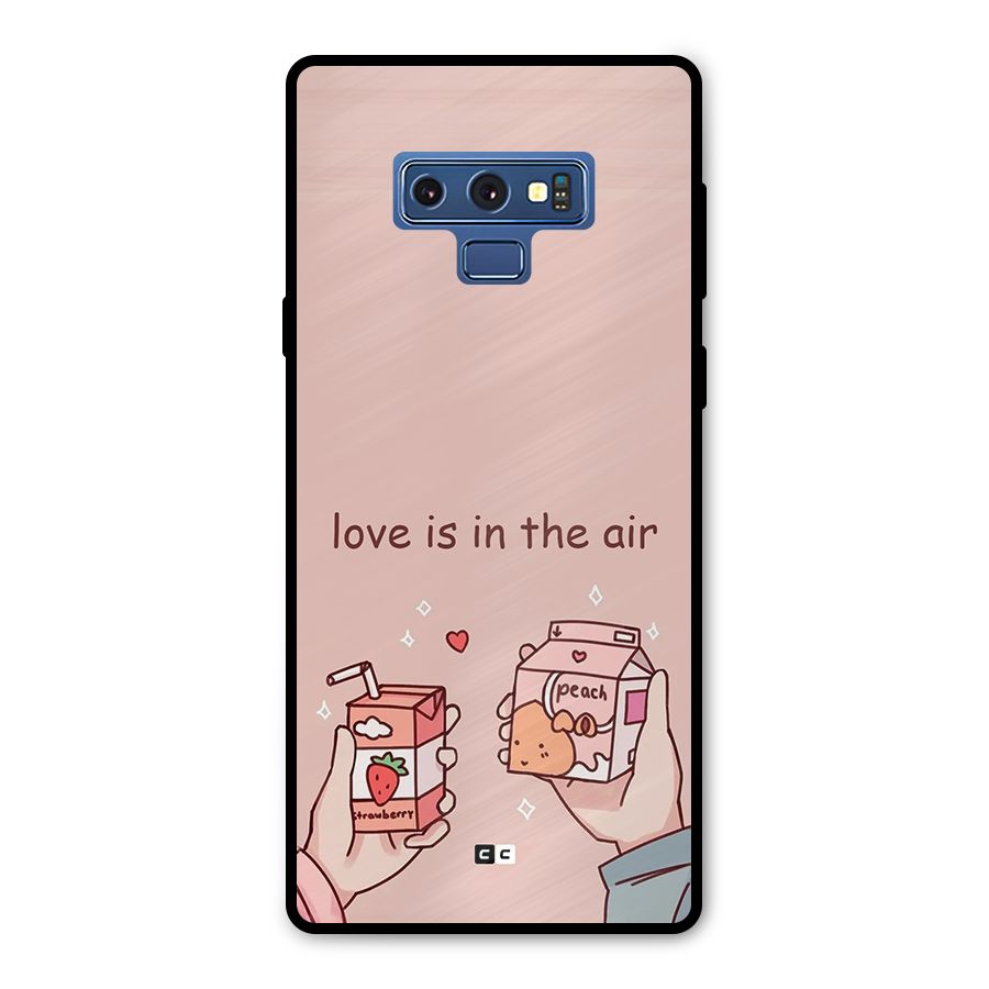 Love In Air Metal Back Case for Galaxy Note 9
