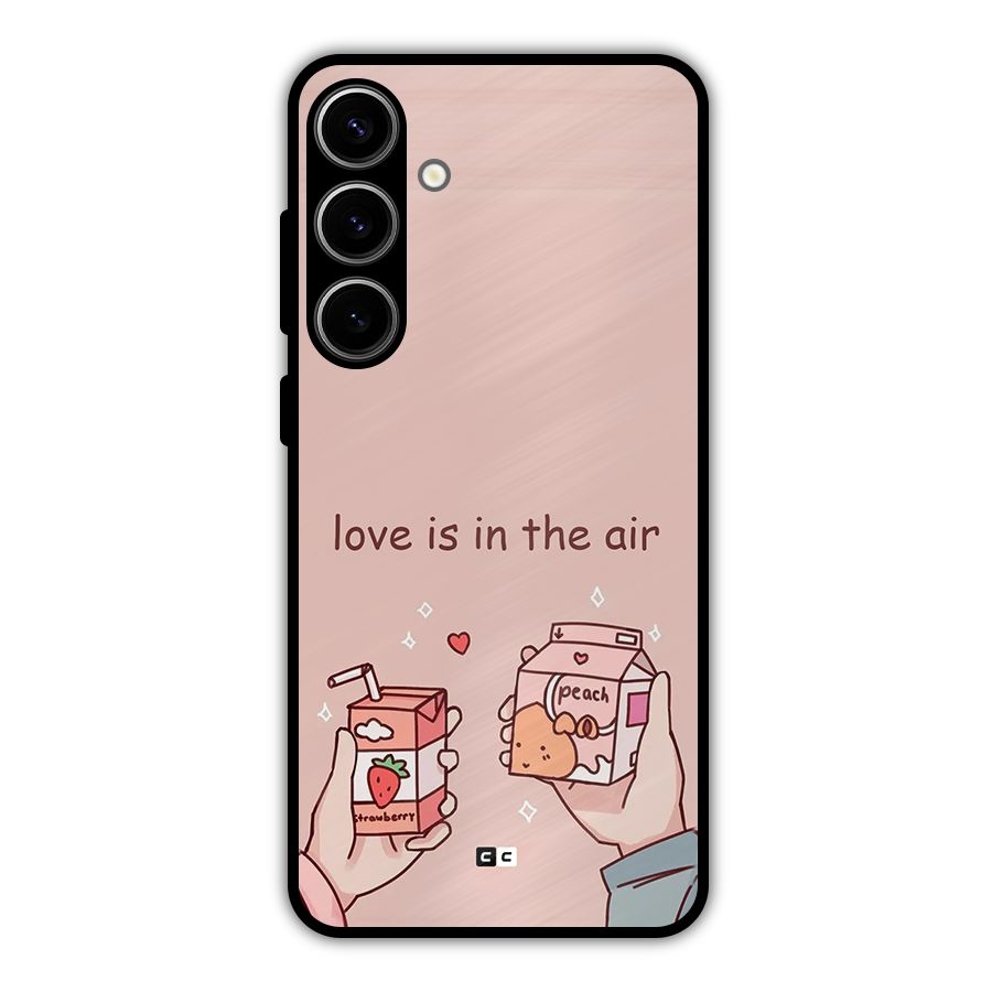 Love In Air Metal Back Case for Galaxy S24 Plus
