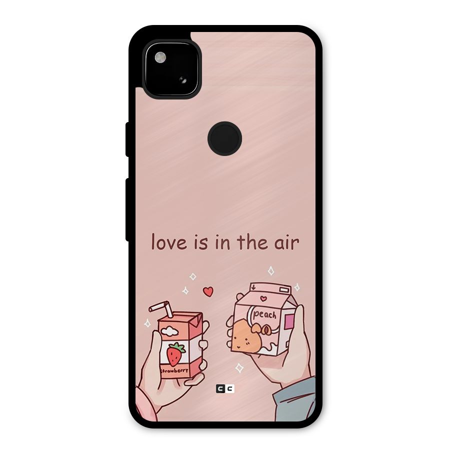 Love In Air Metal Back Case for Google Pixel 4a