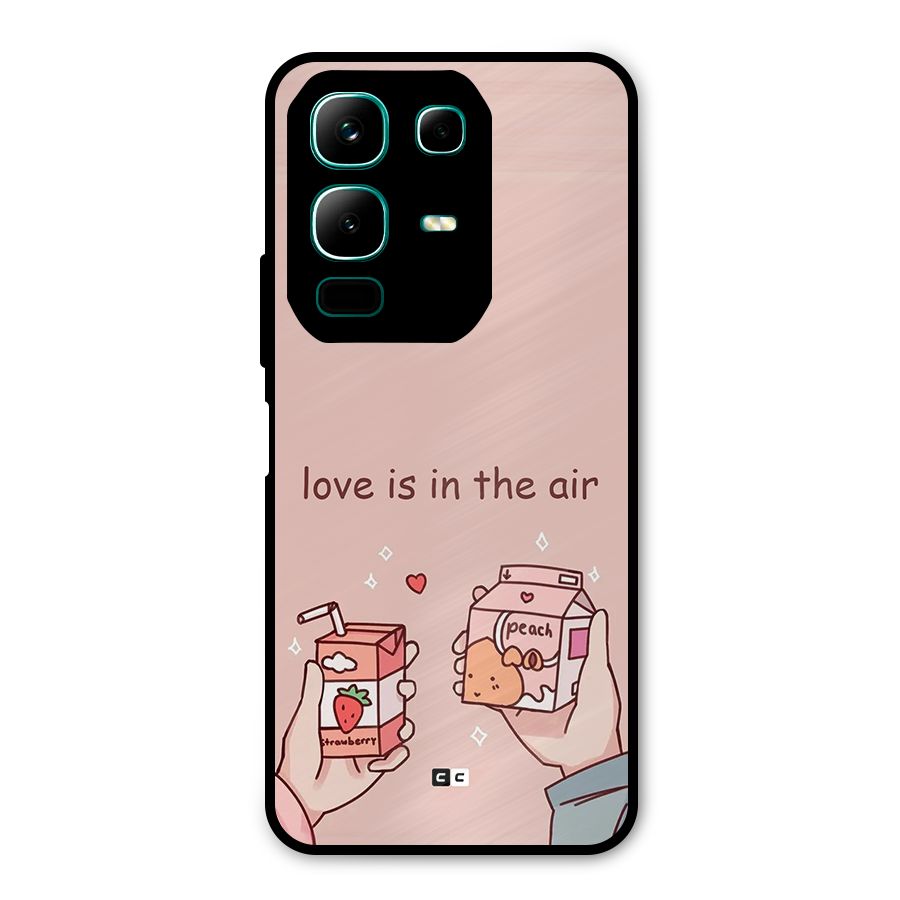 Love In Air Metal Back Case for Infinix Note 50x