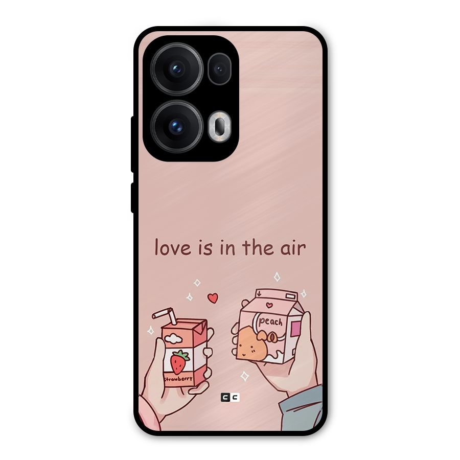Love In Air Metal Back Case for Oppo Reno13 Pro
