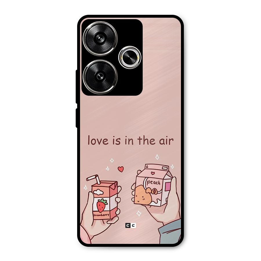 Love In Air Metal Back Case for Poco F6