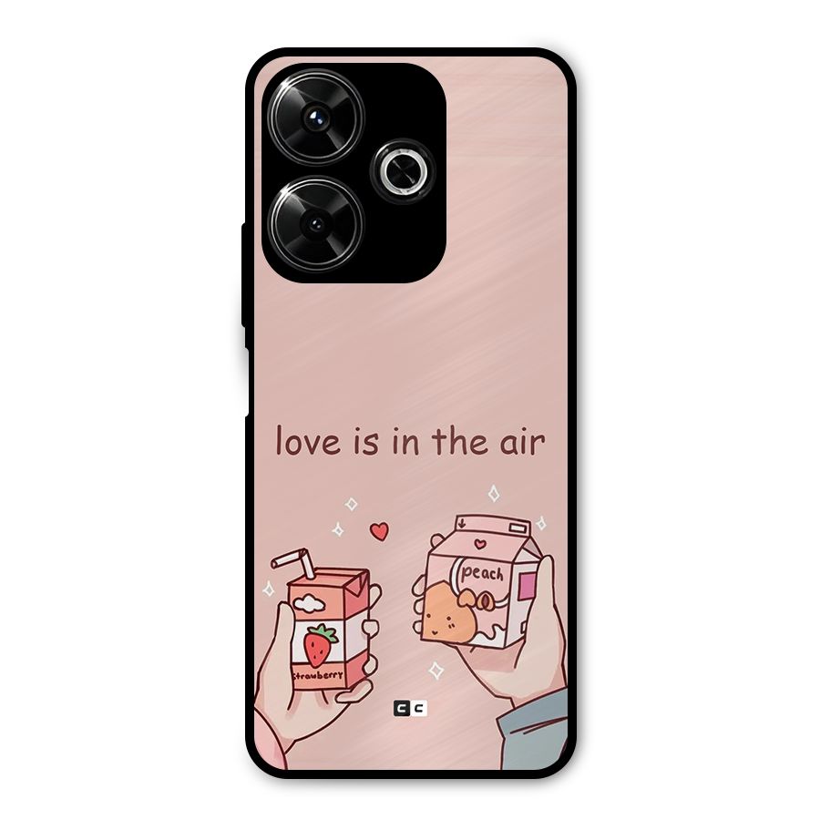 Love In Air Metal Back Case for Redmi 13 5G