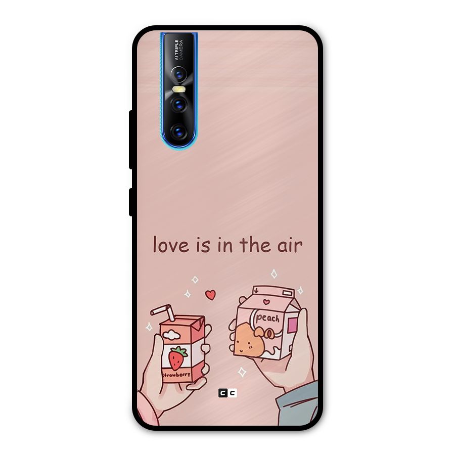 Love In Air Metal Back Case for Vivo V15 Pro
