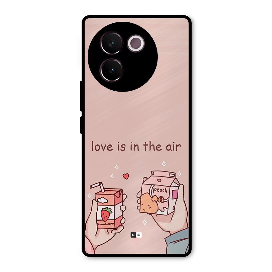 Love In Air Metal Back Case for Vivo V30e