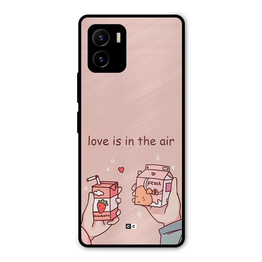 Love In Air Metal Back Case for Vivo Y15s