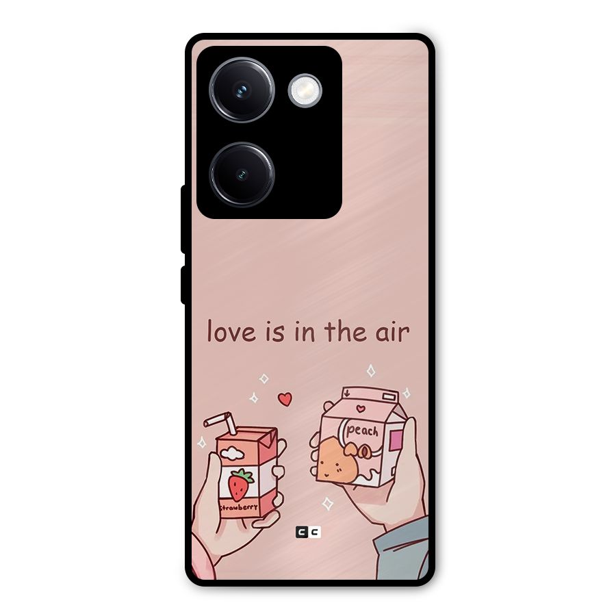 Love In Air Metal Back Case for Vivo Y300 Plus