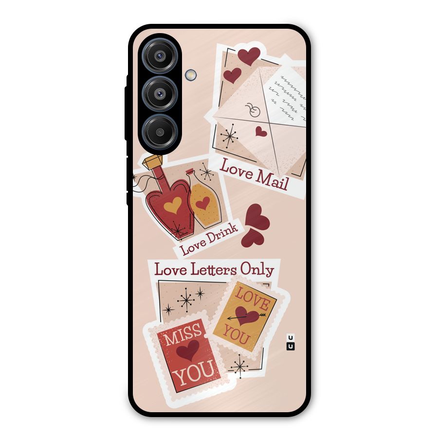 Love Language Metal Back Case for Galaxy A16 5G