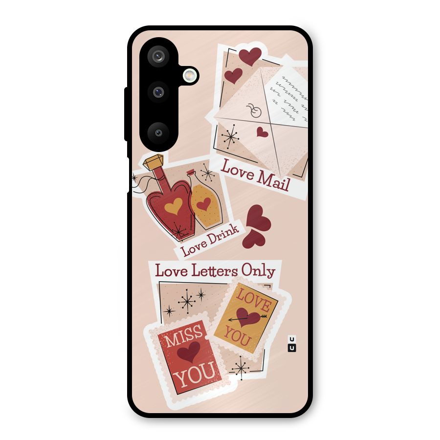 Love Language Metal Back Case for Galaxy M16