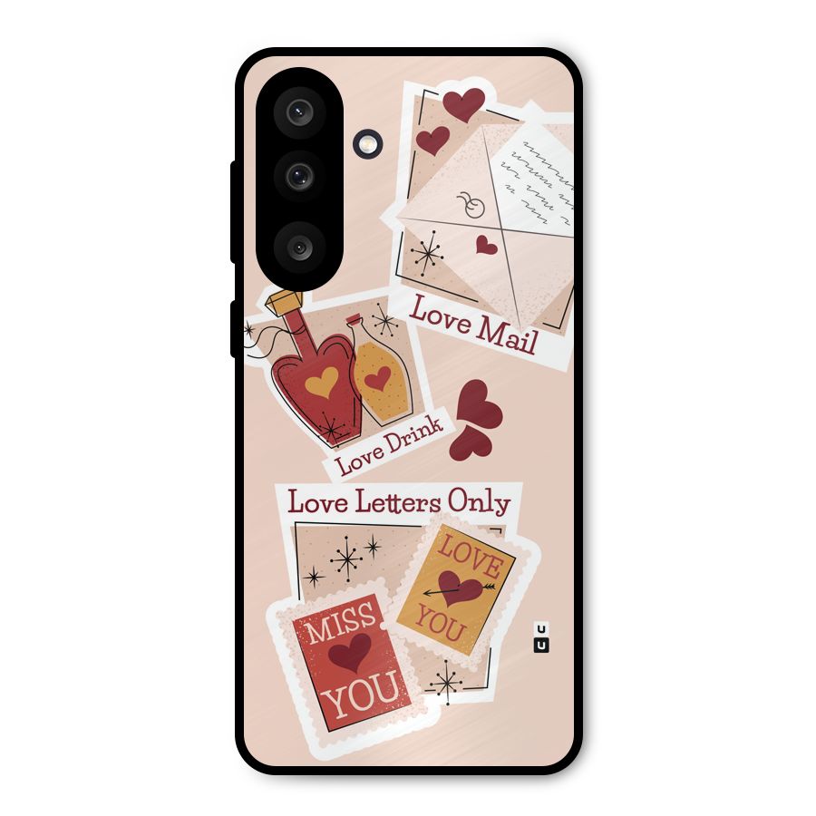 Love Language Metal Back Case for Galaxy M56