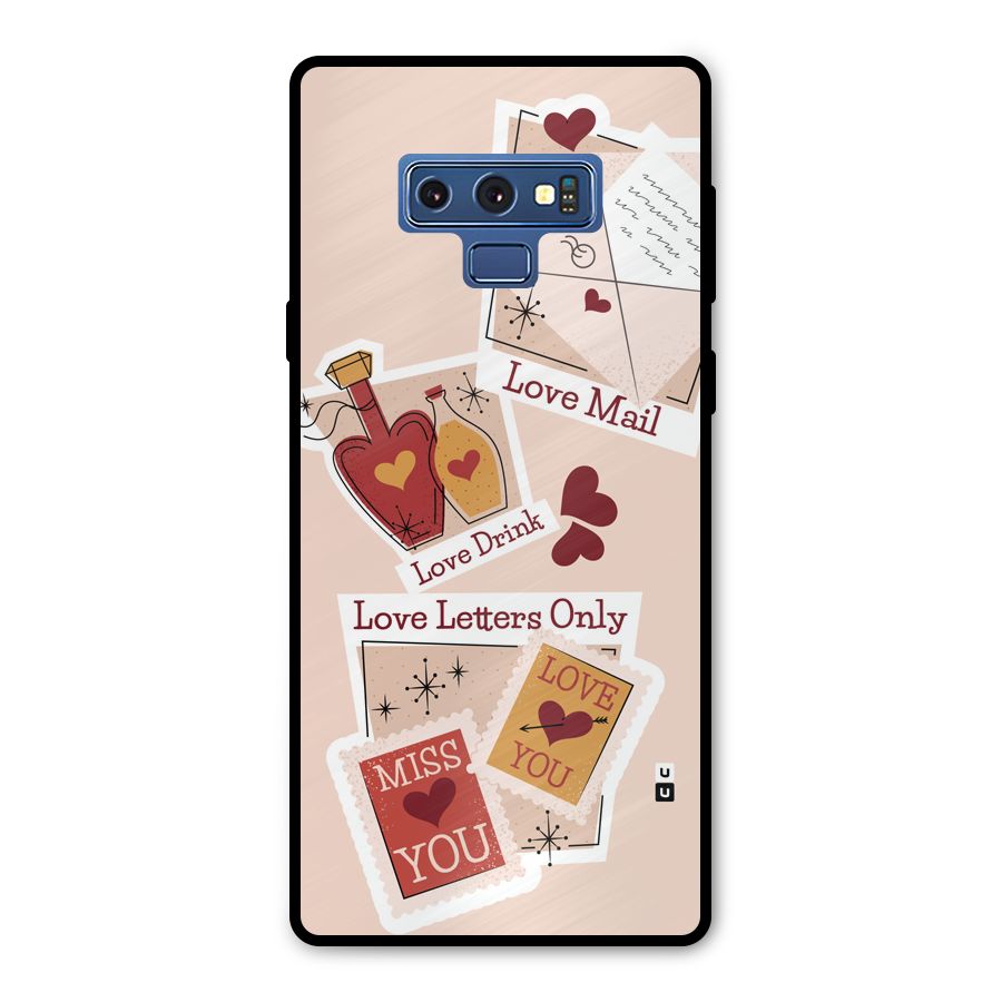 Love Language Metal Back Case for Galaxy Note 9