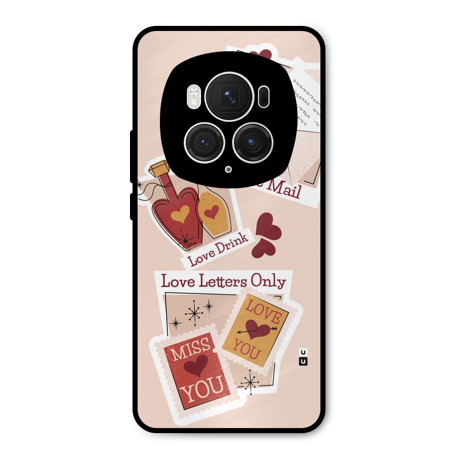 Love Language Metal Back Case for Honor Magic6 Pro
