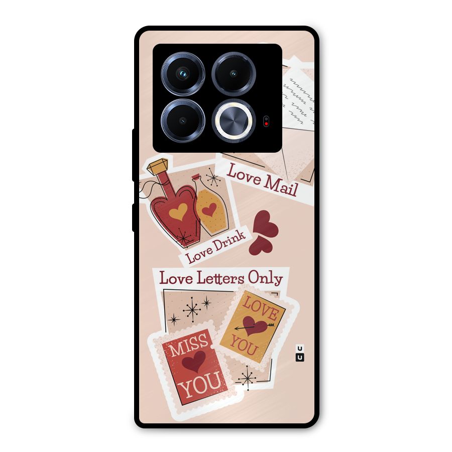 Love Language Metal Back Case for Infinix Note 40 5G