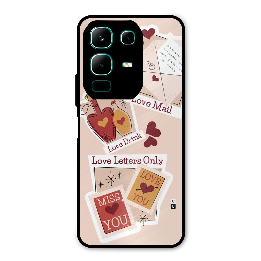 Love Language Metal Back Case for Infinix Note 50x