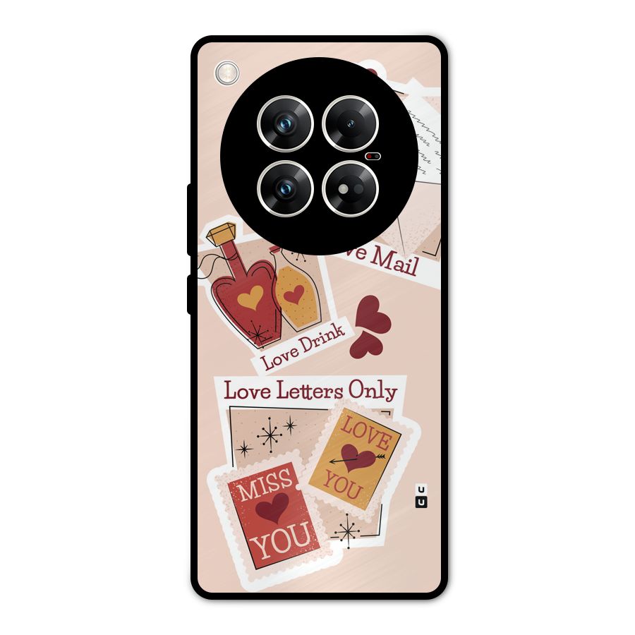 Love Language Metal Back Case for Infinix Zero 40 5G