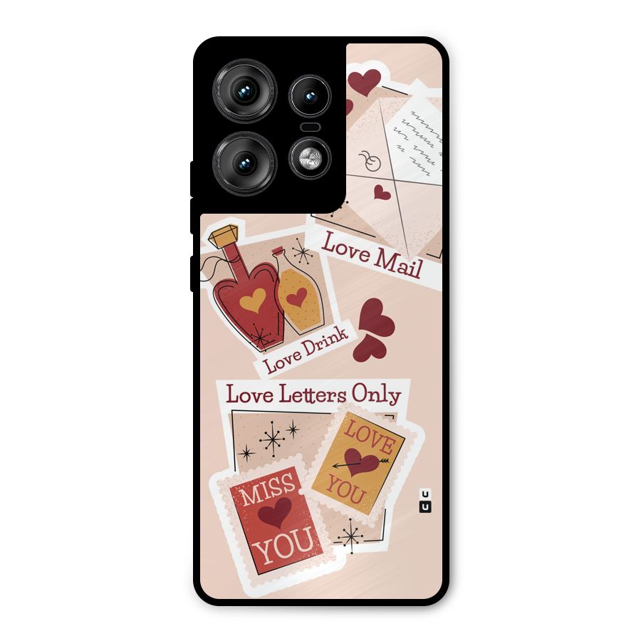 Love Language Metal Back Case for Motorola Edge 50 Pro
