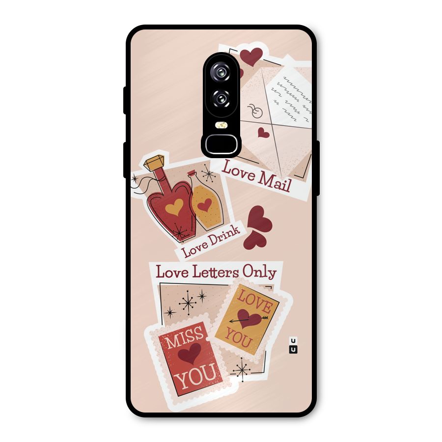 Love Language Metal Back Case for OnePlus 6