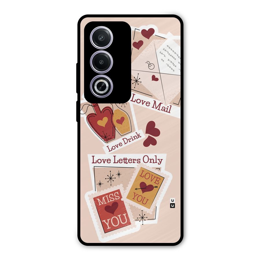 Love Language Metal Back Case for Oppo A3 Pro