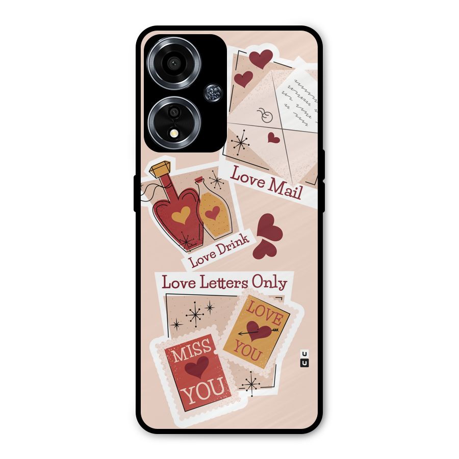 Love Language Metal Back Case for Oppo A59