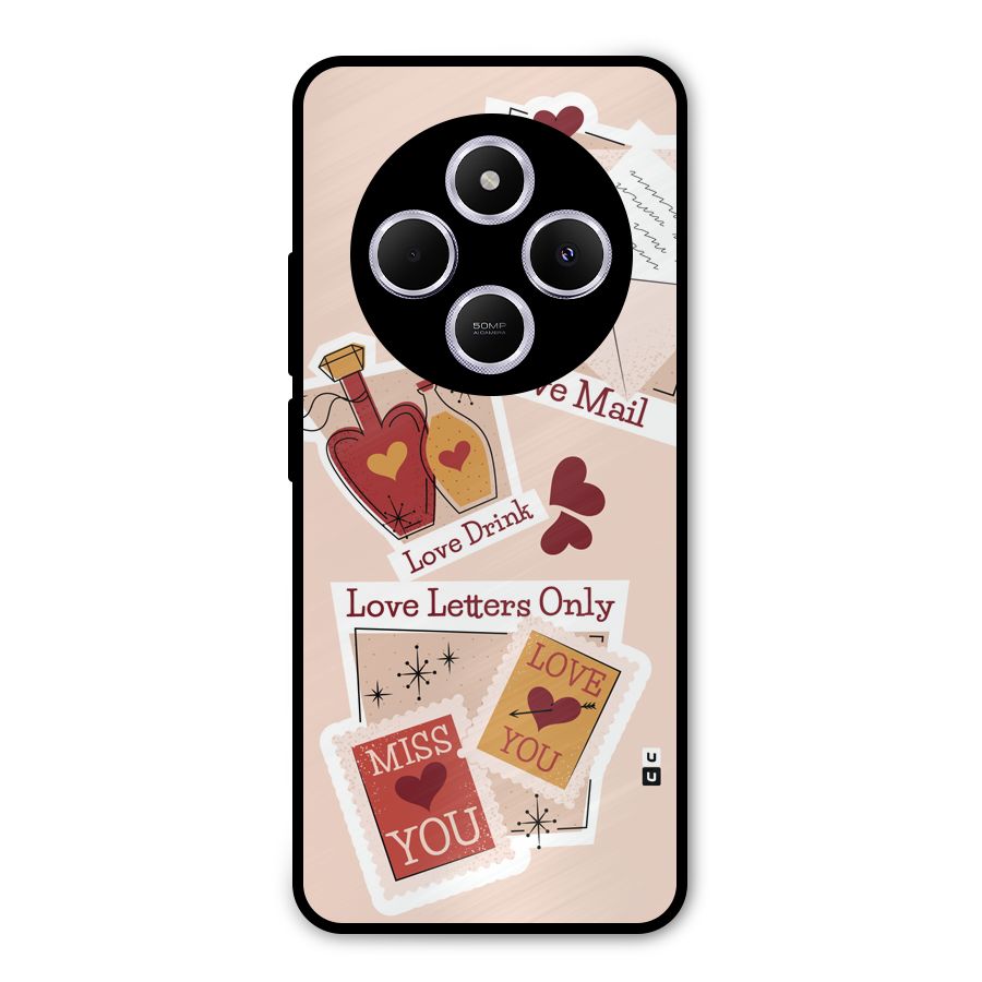 Love Language Metal Back Case for Poco C75 5G