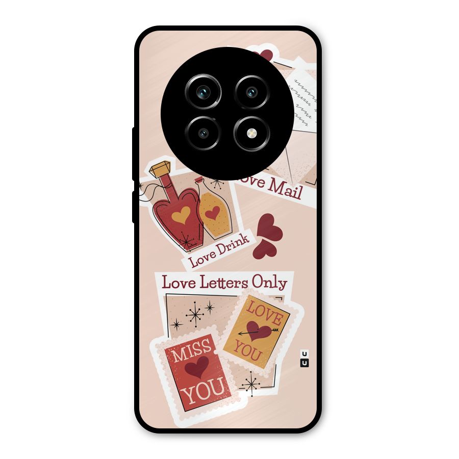 Love Language Metal Back Case for Realme 13 Pro