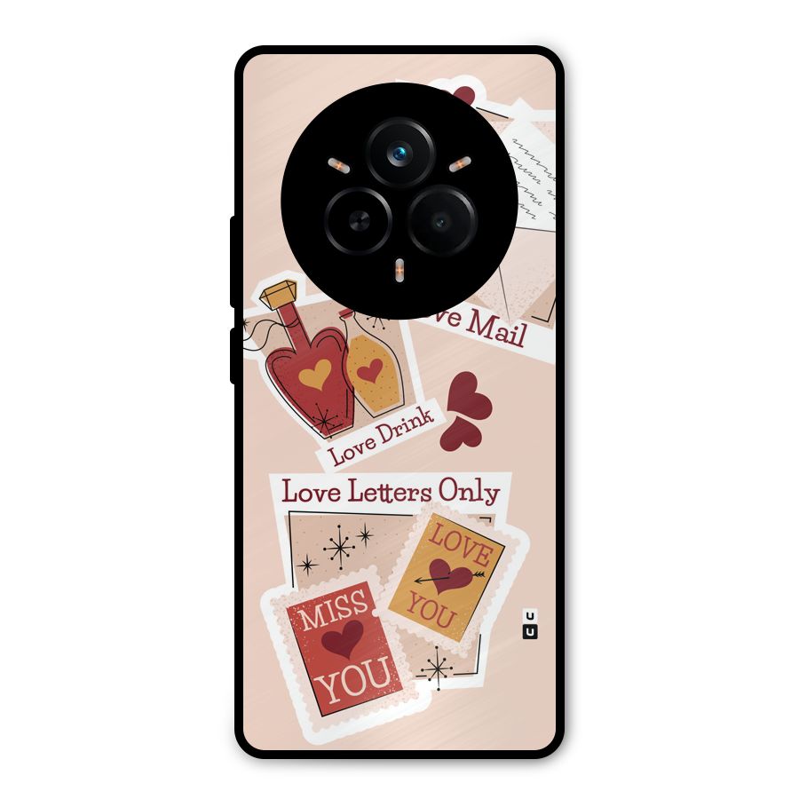 Love Language Metal Back Case for Realme 14 Pro