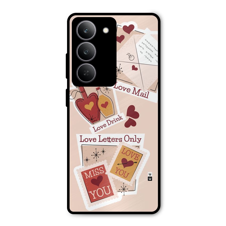Love Language Metal Back Case for Realme 14x