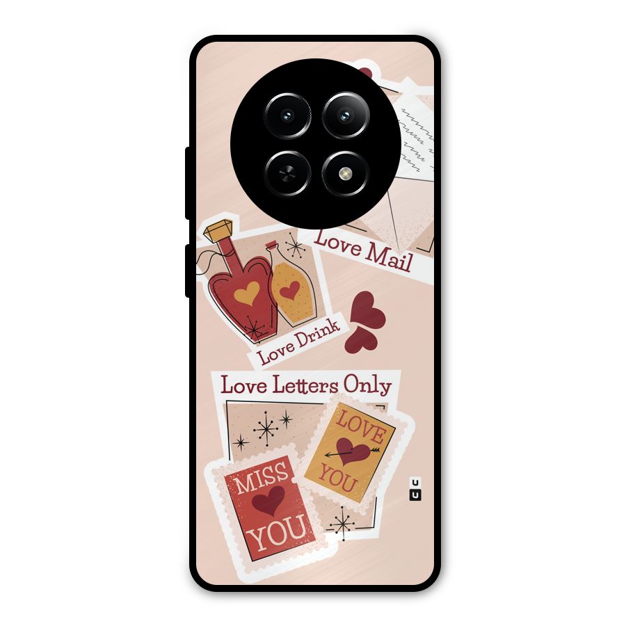 Love Language Metal Back Case for Realme Narzo N65