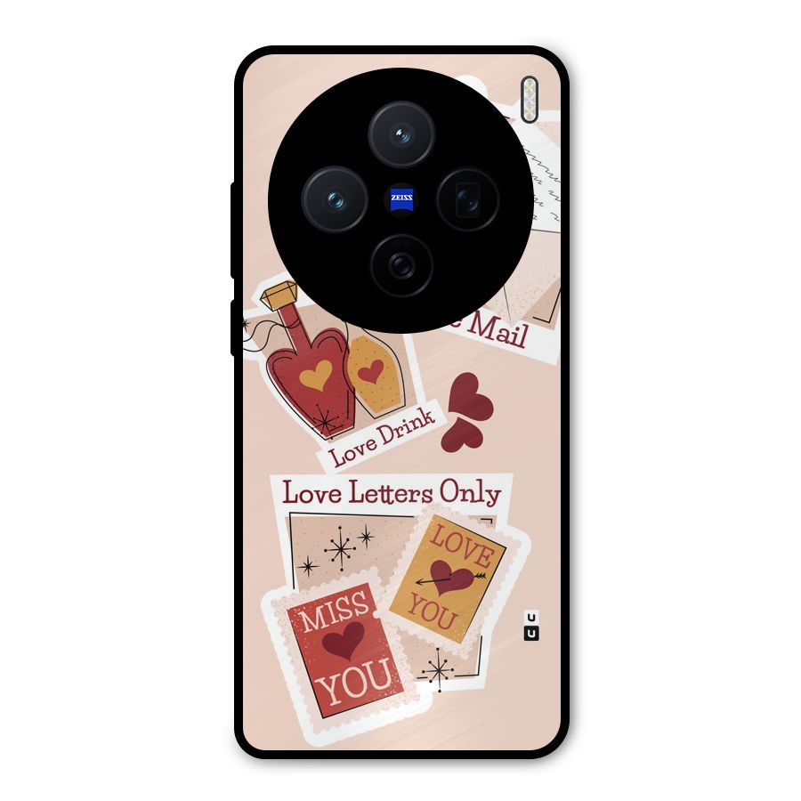 Love Language Metal Back Case for Vivo X200