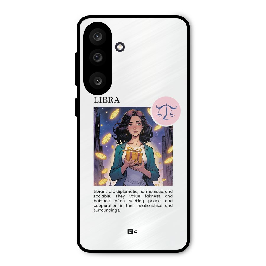 Love Libra Metal Back Case for Galaxy F56