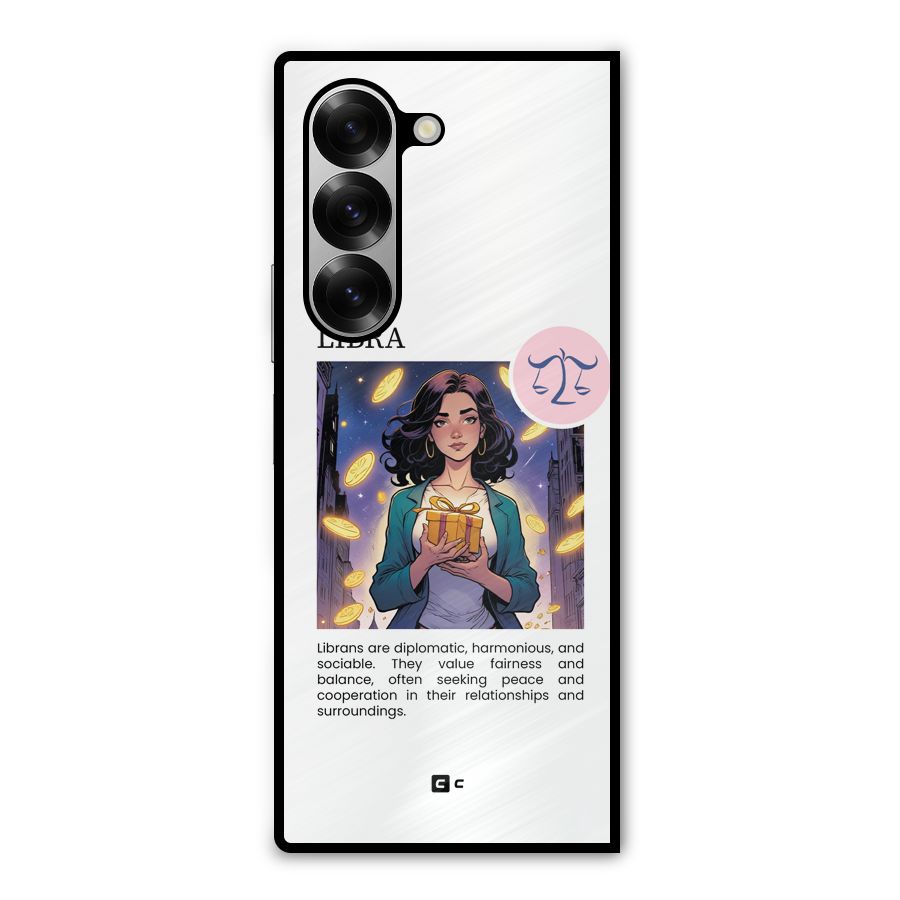 Love Libra Metal Back Case for Galaxy Z Fold6