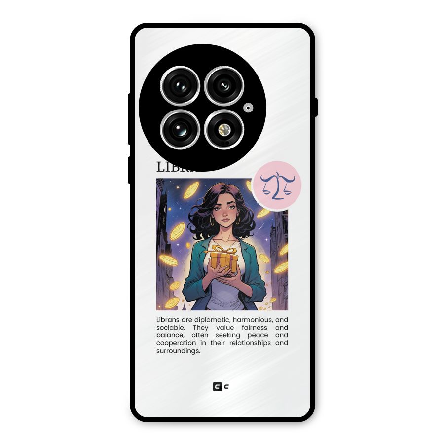 Love Libra Metal Back Case for OnePlus 13
