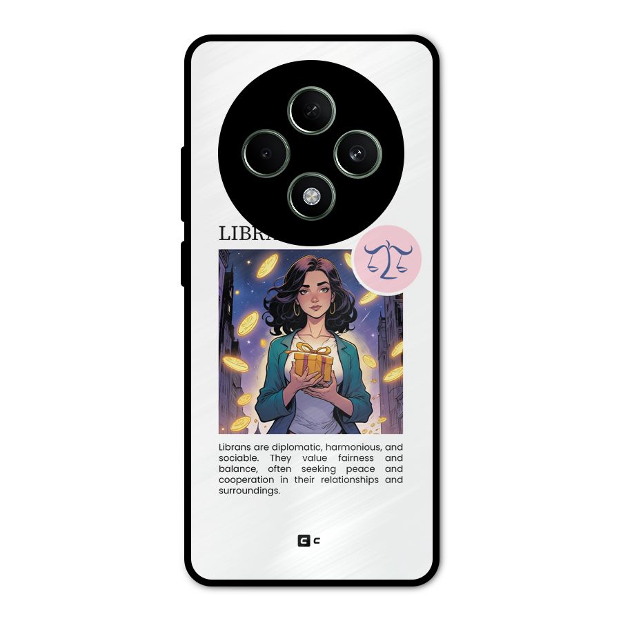 Love Libra Metal Back Case for Oppo F27