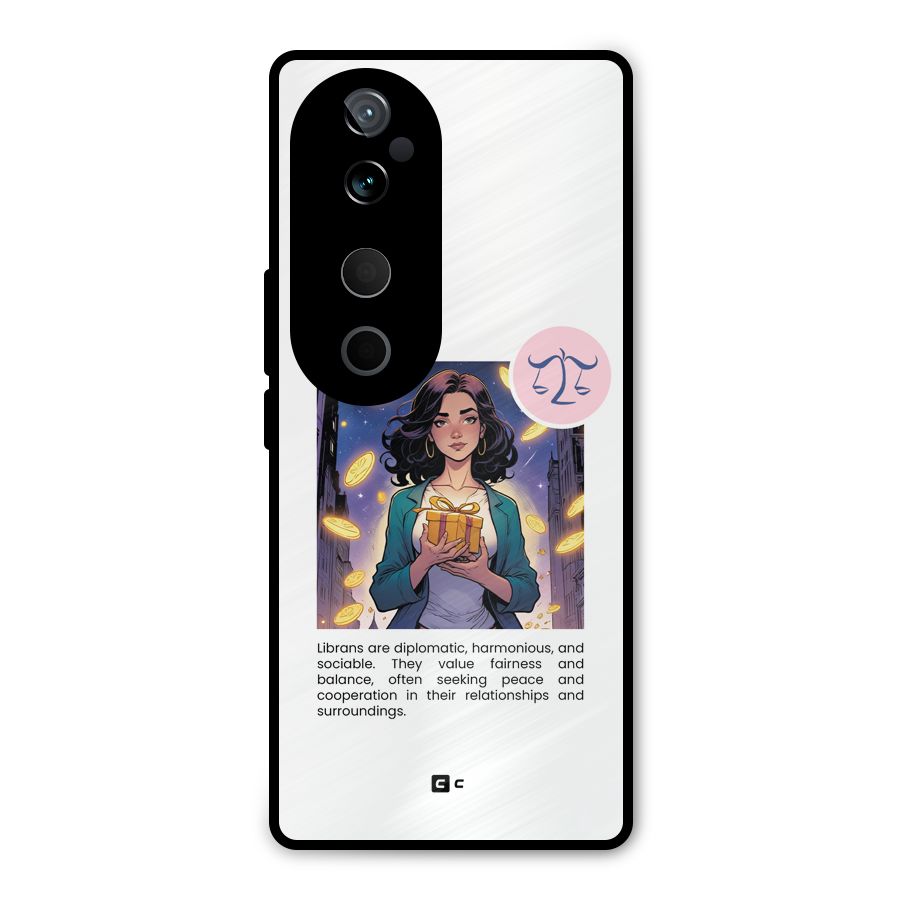 Love Libra Metal Back Case for Vivo T3 Ultra