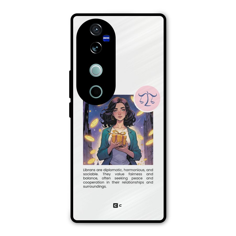 Love Libra Metal Back Case for Vivo V40