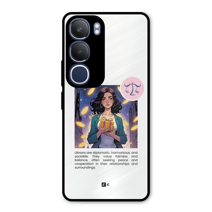 Love Libra Metal Back Case for Vivo Y29